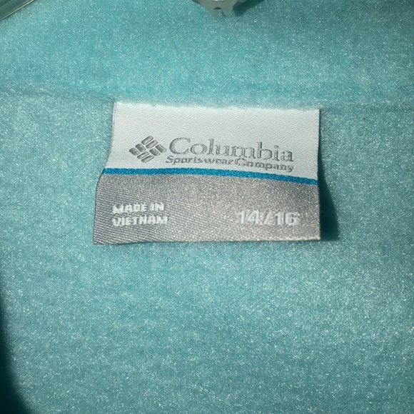 Ice blue Columbia Fleece - Picture 3 of 3